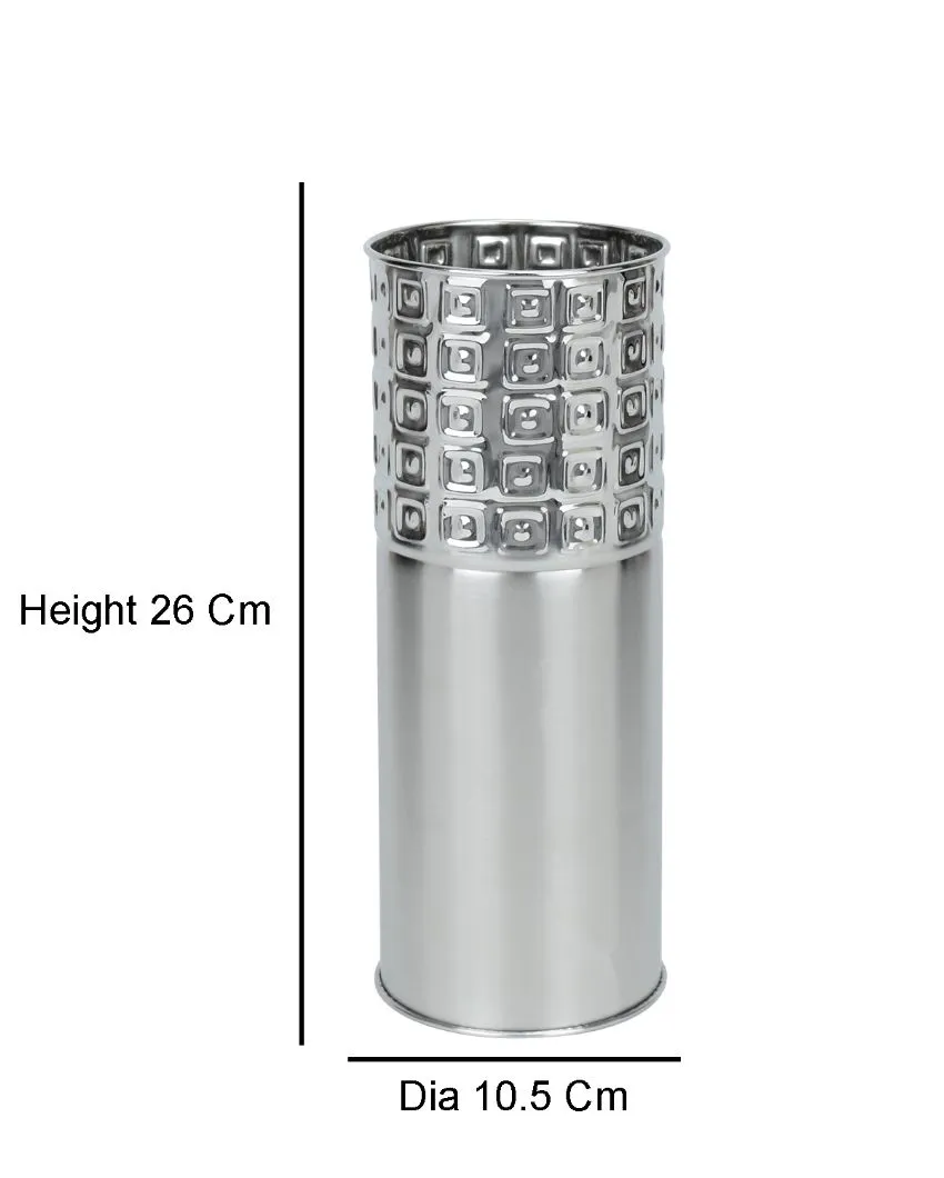 Dot Box Design Stainless Steel Flower Vase