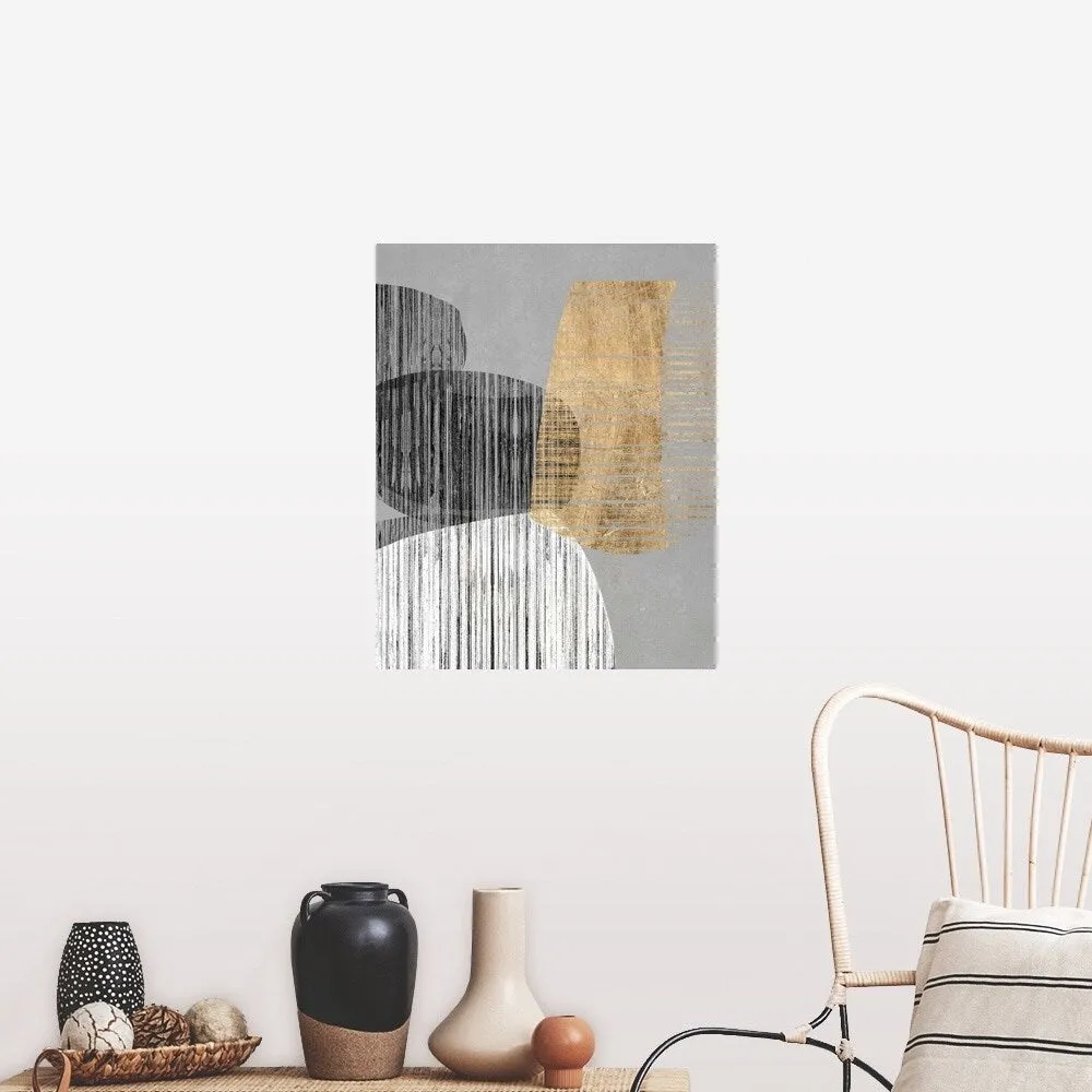 "Adjacent Shapes II" Poster Print