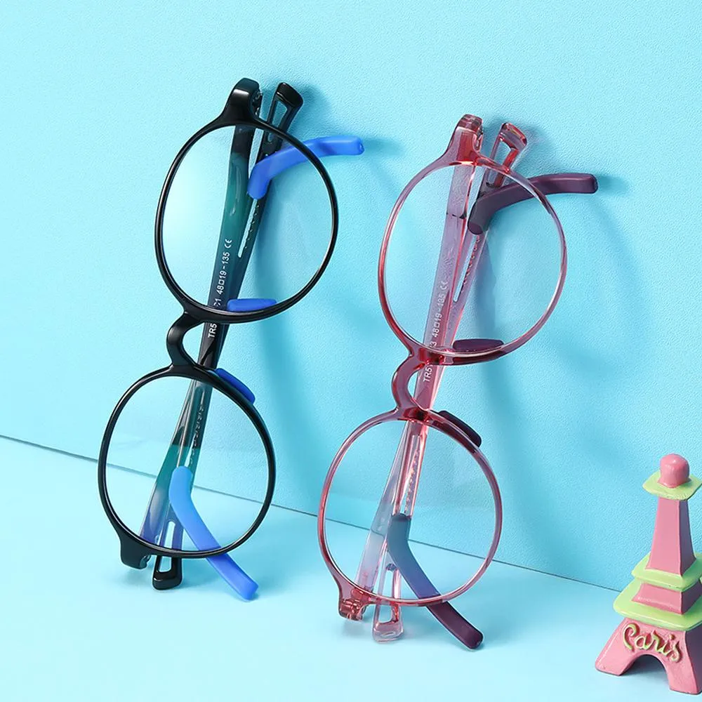 Smart - (Age 5-13)Children Non-slip Blue Light Blocking Glasses-Black